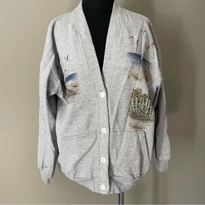 Vintage USA made costal granny cardigan